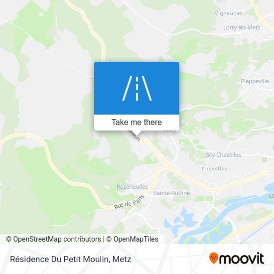 Résidence Du Petit Moulin map