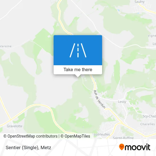 Sentier (Single) map