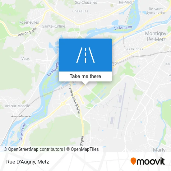 Rue D'Augny map