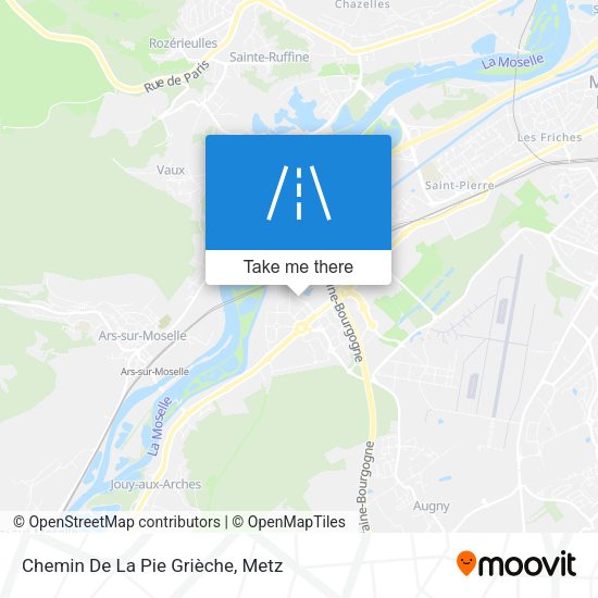 Chemin De La Pie Grièche map