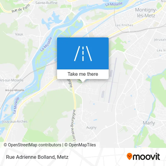 Rue Adrienne Bolland map