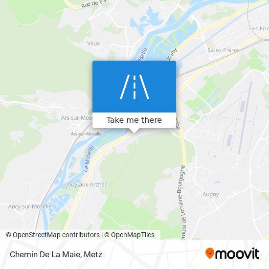 Chemin De La Maie map