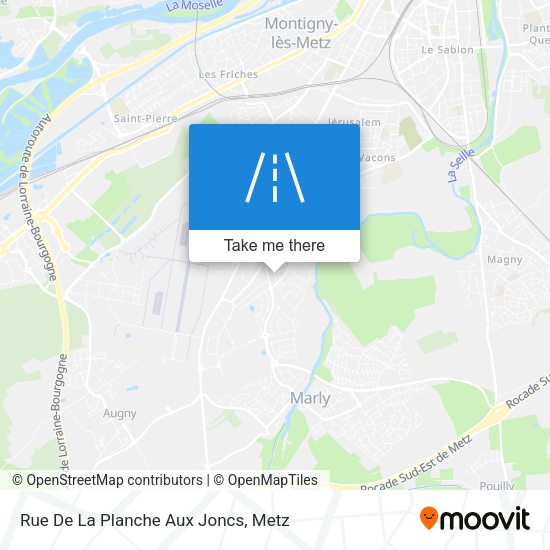 Rue De La Planche Aux Joncs map