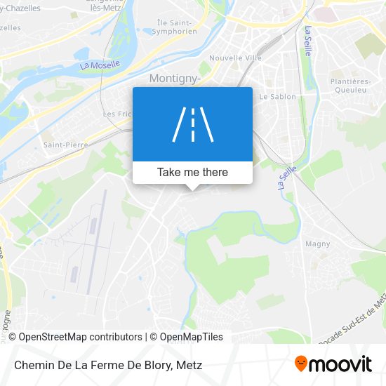 Chemin De La Ferme De Blory map