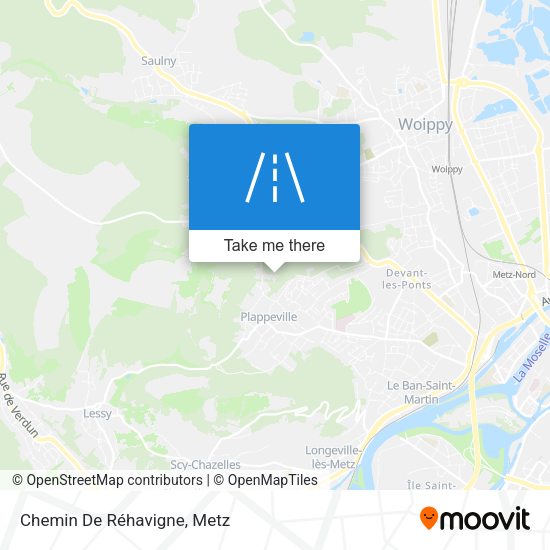Chemin De Réhavigne map