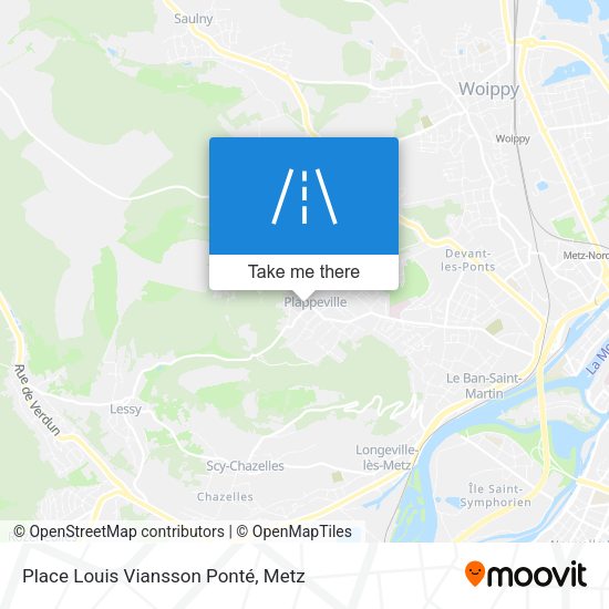 Place Louis Viansson Ponté map