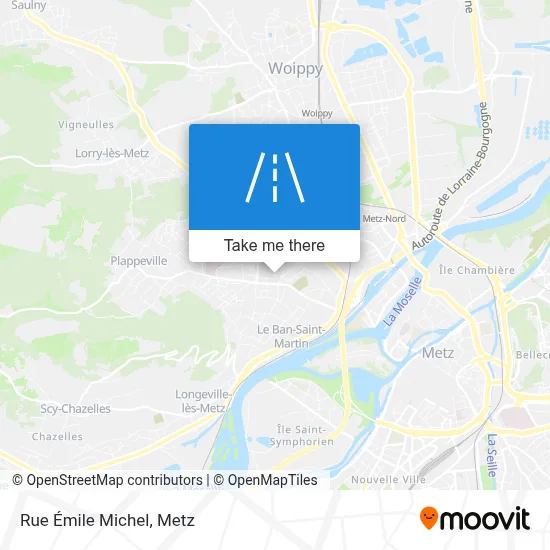 Rue Émile Michel map