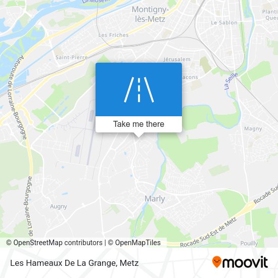 Les Hameaux De La Grange map