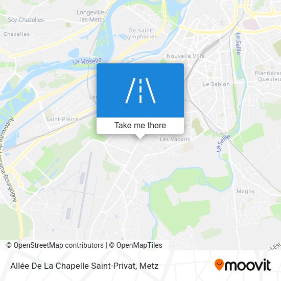 Allée De La Chapelle Saint-Privat map