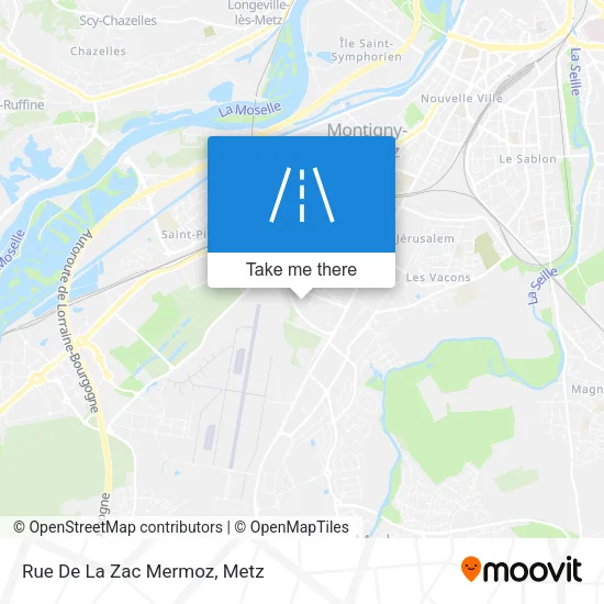 Rue De La Zac Mermoz map