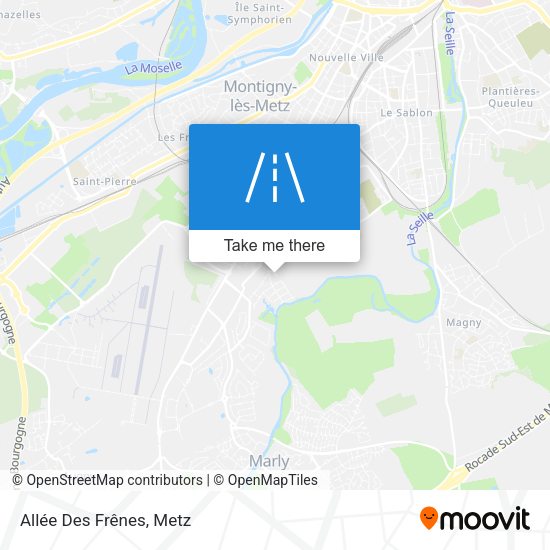 Allée Des Frênes map