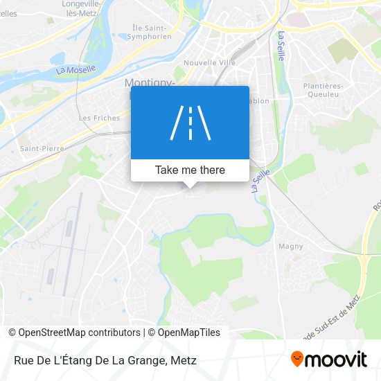 Rue De L'Étang De La Grange map