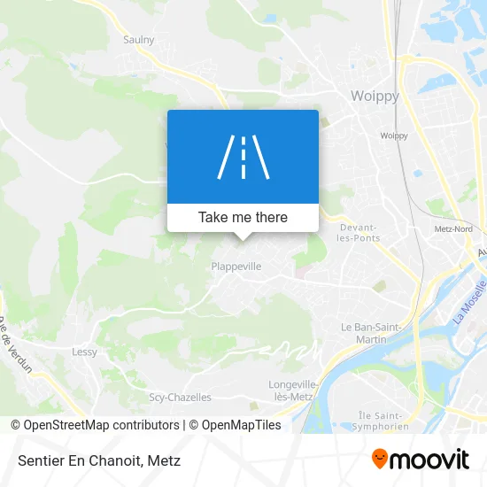 Sentier En Chanoit map