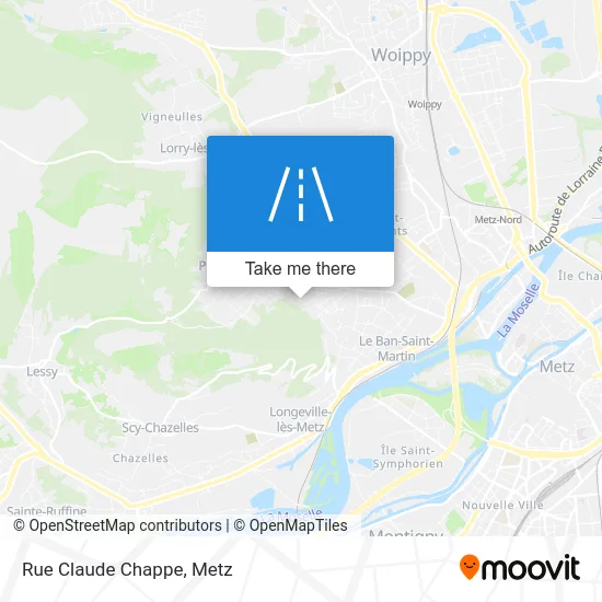 Rue Claude Chappe map