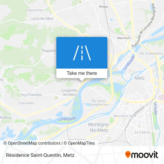 Résidence Saint-Quentin map