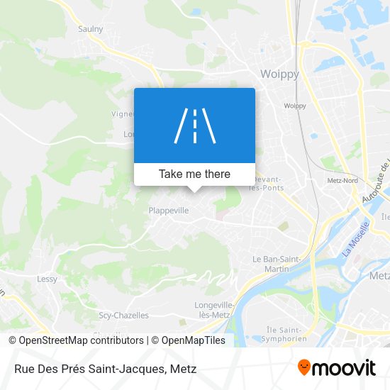 Rue Des Prés Saint-Jacques map