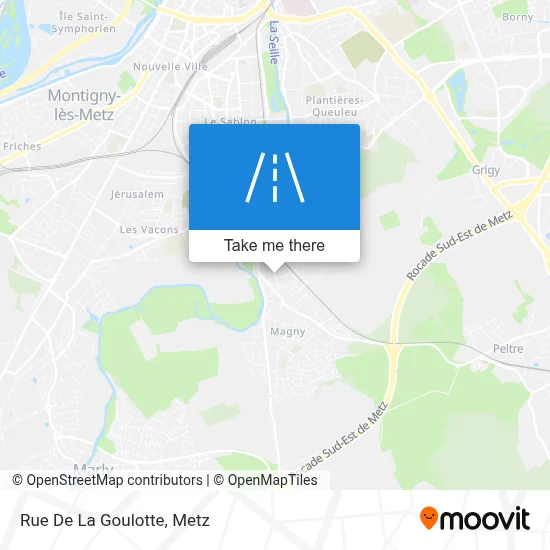 Rue De La Goulotte map