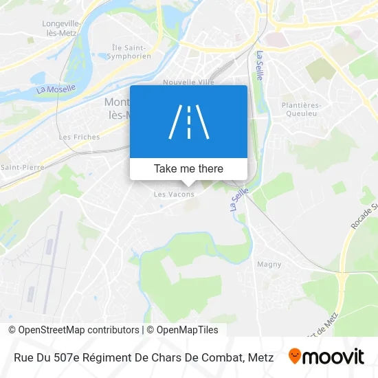 Rue Du 507e Régiment De Chars De Combat map