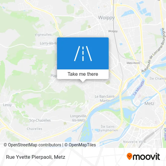 Rue Yvette Pierpaoli map