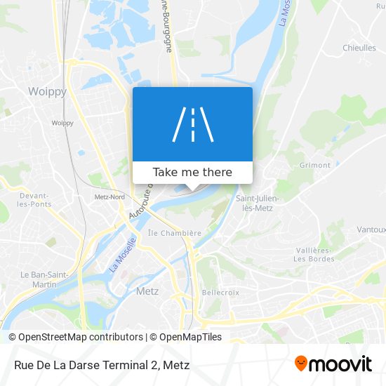 Rue De La Darse Terminal 2 map