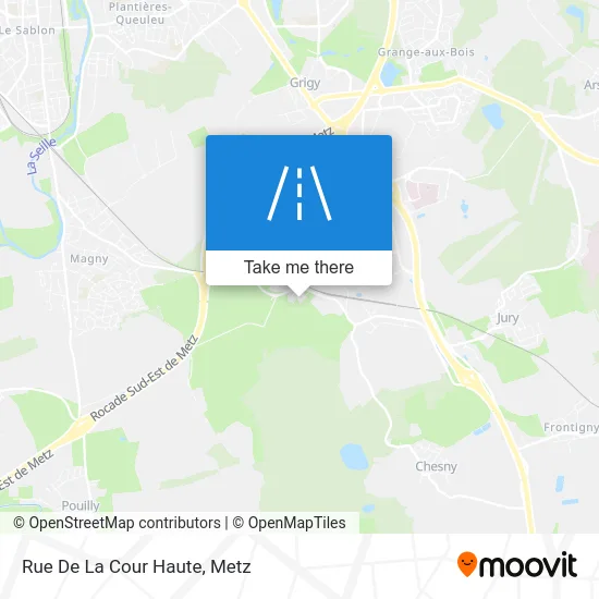 Rue De La Cour Haute map