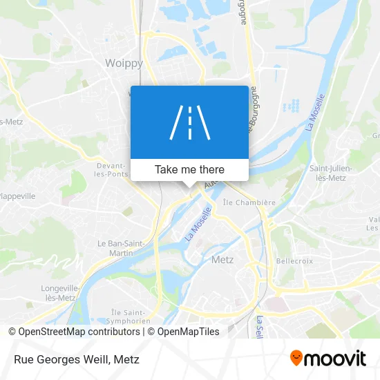 Rue Georges Weill map
