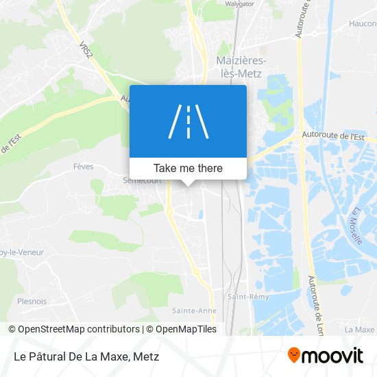 Le Pâtural De La Maxe map