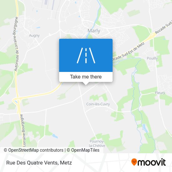 Rue Des Quatre Vents map