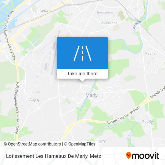 Mapa Lotissement Les Hameaux De Marly