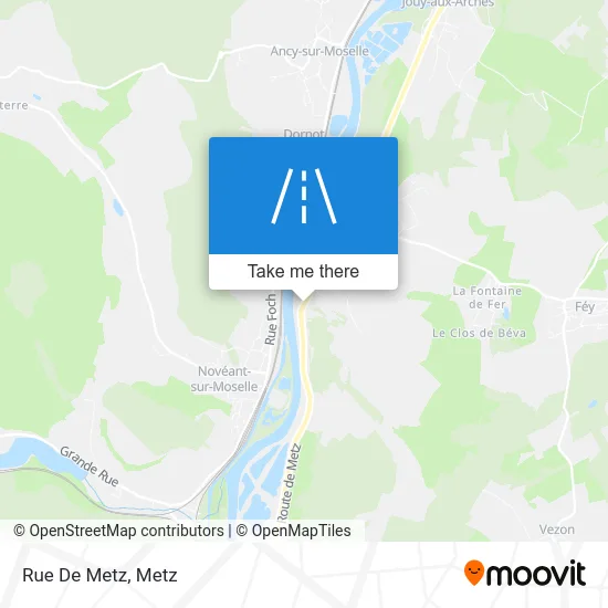 Rue De Metz map