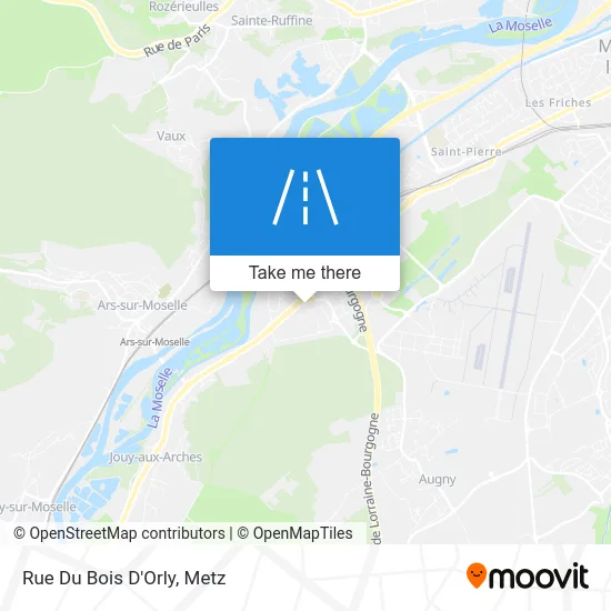 Rue Du Bois D'Orly map