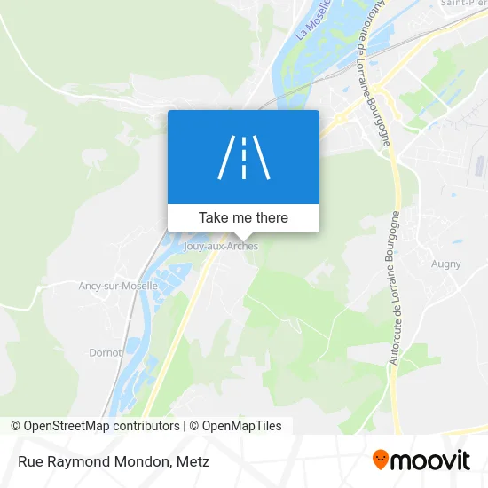 Rue Raymond Mondon map