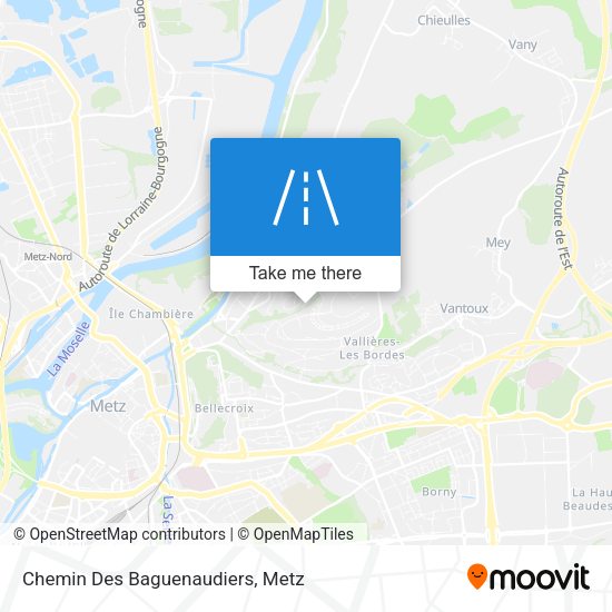 Chemin Des Baguenaudiers map