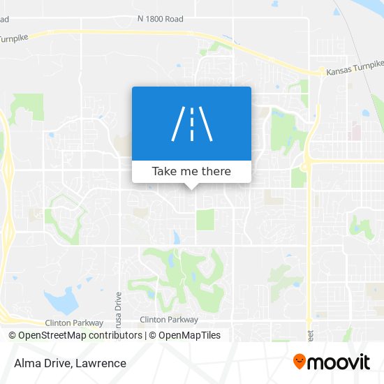 Alma Drive map