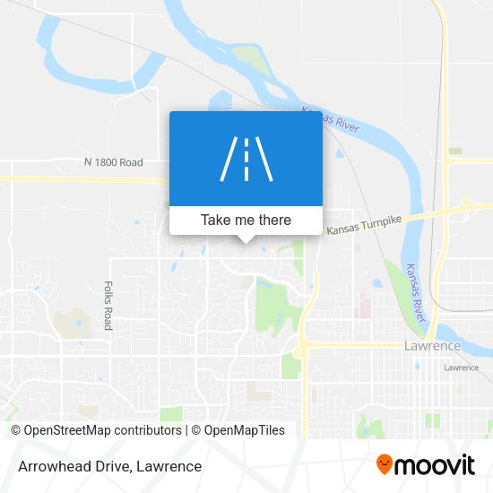 Arrowhead Drive map