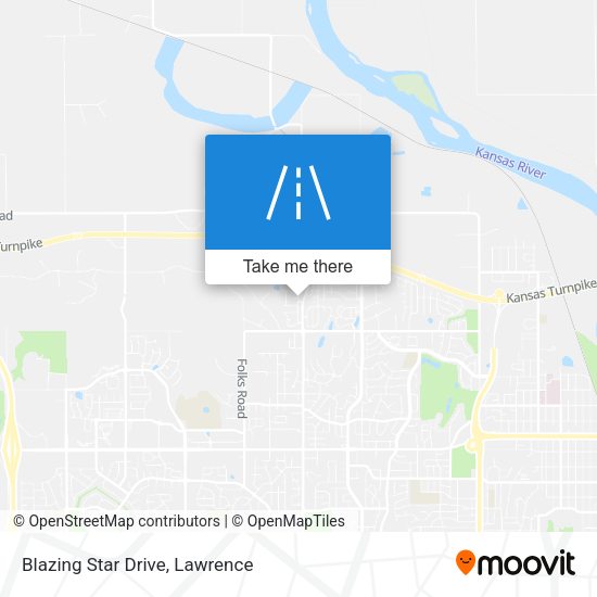 Blazing Star Drive map