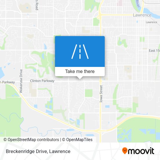 Mapa de Breckenridge Drive