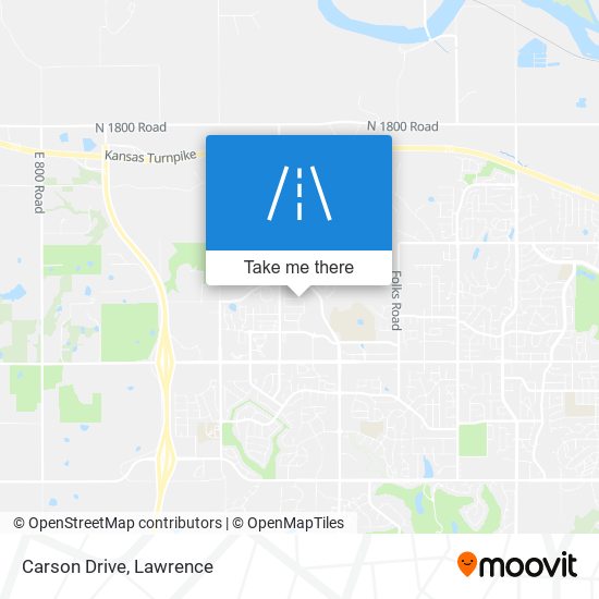 Carson Drive map