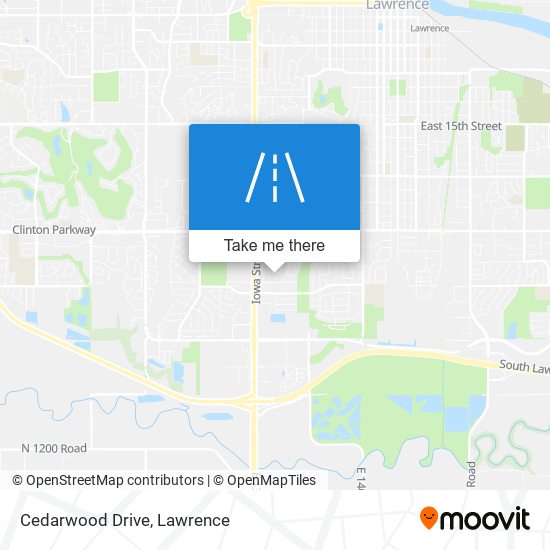 Cedarwood Drive map