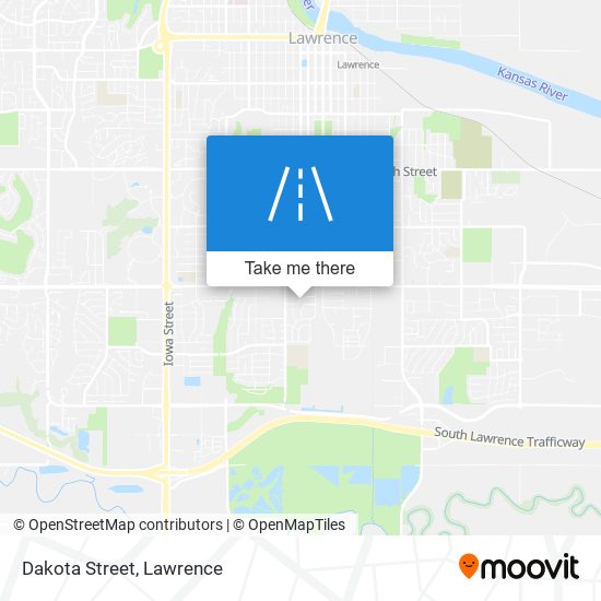 Dakota Street map