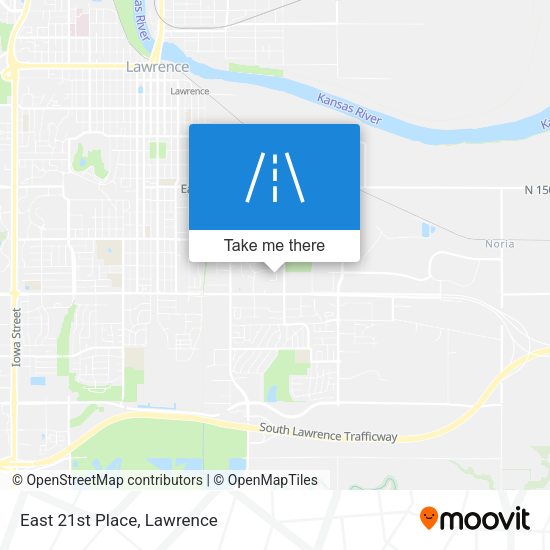 Mapa de East 21st Place