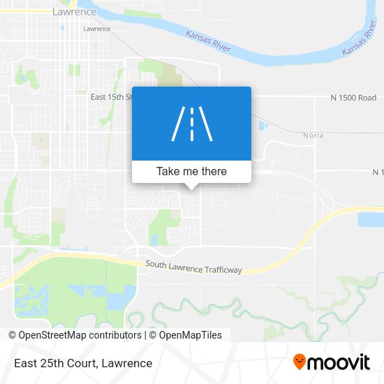 Mapa de East 25th Court