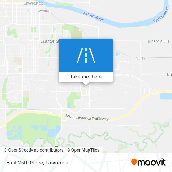 Mapa de East 25th Place
