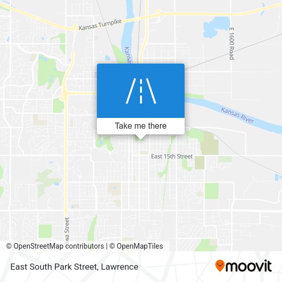 East South Park Street map