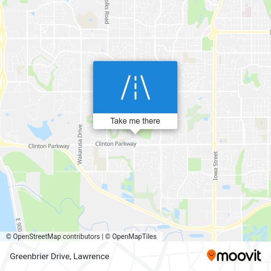 Greenbrier Drive map