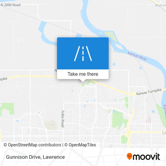 Gunnison Drive map