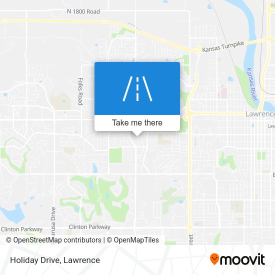 Mapa de Holiday Drive