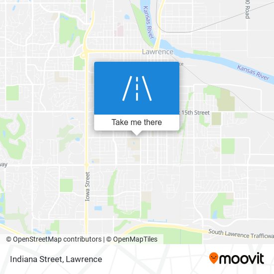 Indiana Street map