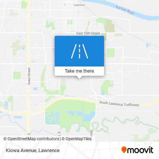 Kiowa Avenue map