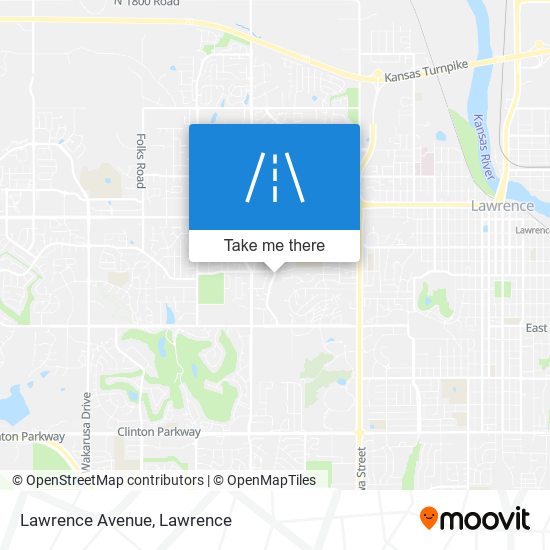 Lawrence Avenue map